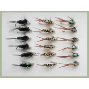 18 Goldhead Flies, Montana, Copper John & Prince