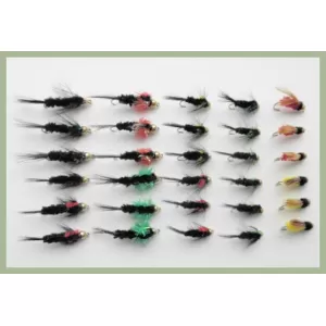 30 Mixed Goldhead Montana Nymph