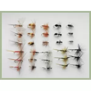 30 Mixed Dry Flies, 10 Varieties