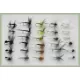 30 Mixed Barbless Dry Flies, 10 Varieties