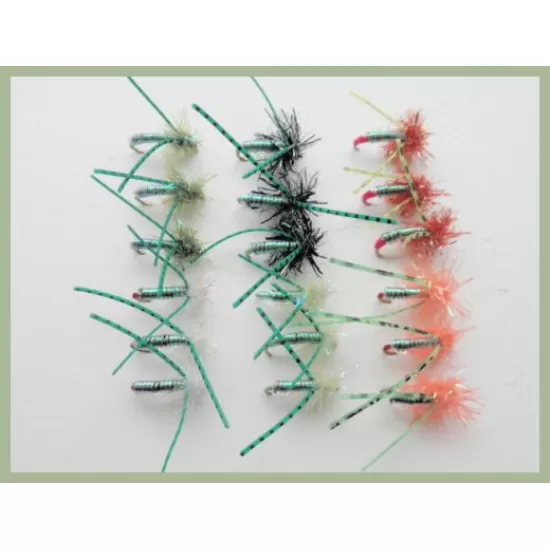 18 Coloured Stalking Bugs