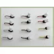 12 Barbless Suspender Buzzer - 6 Colours 