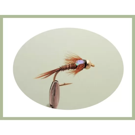 30 Barbless Mixed Goldhead Nymph - Named