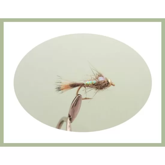 30 Barbless Mixed Goldhead Nymph - Named