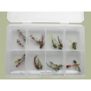 Comp Box - 20 Tungsten Nymph Flies