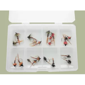 Comp Box - 20 Barbless Cruncher Flies