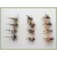 12 Barbless Dry Specials - Irresistible, Deer hair, Elk