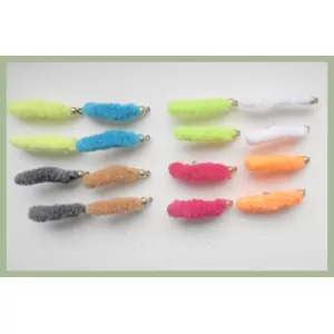 16 Goldhead Mop Flies - Full Colour Range (Standard)