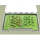 45 Mixed Flies in a Troutflies -  LARGE Silicone Insert Box