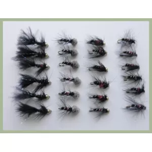 24 Bibio Patterns - Goldhead, Wet, Muddler, Mini