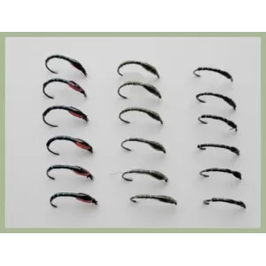 18 BARBLESS Epoxy  Buzzer - Olive, Black, Sparkle