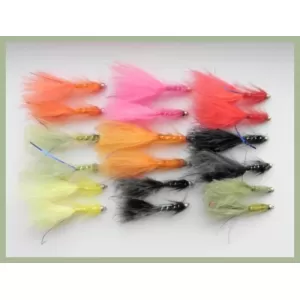 18 Goldhead Flash Damsel - all colours
