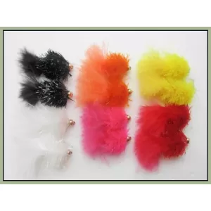 12 Mixed Colour Goldhead Hot Blobs