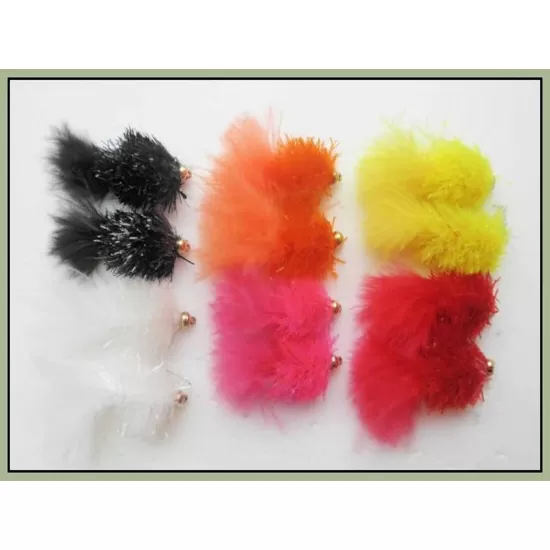 12 Mixed Colour Goldhead Hot Blobs