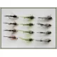 12 Goldhead Nymph - Hares Ear,Pheas Tail and Olives