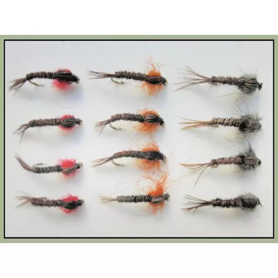 12 Coves Pheasant Tail, Orange, Natural & Red