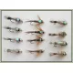 12 Goldhead Nymph - Flash Hares Ear/Pheasant Tail (3 types)
