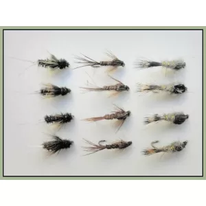 12 Nymph, Dragon, Hares Ear, Pheasant Tail