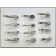 12 Mixed Hares Ear, Flash Head, Standard & Full flash