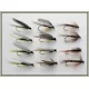 12 Wet Flies - Hares Ear,Pheasant tail & Medium Olive