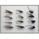 12 Wet Flies - Hares Ear, Hawthorn & Greenwell