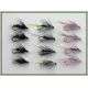 12 Wet Flies - Kate Mcclaren,Bibio & Claret Dabbler