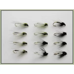 12 Black and Olive Emergers