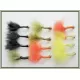 12 Goldhead Copper Wire Marabou - Mixed Colours