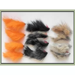 12 Unweighted Zonker,Natural,Orange & Black