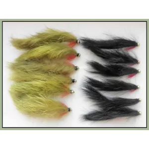 12 Goldhead Zonkers,Olive, and black