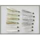 12 Goldhead Sparklers, Pearl, Silver & Gold