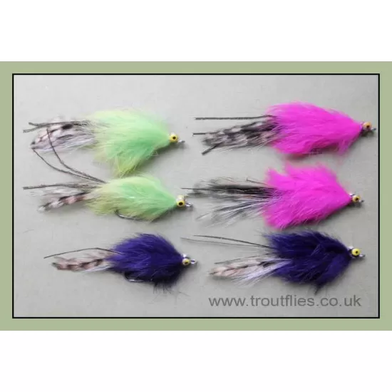 6 Whistler Bass Flies