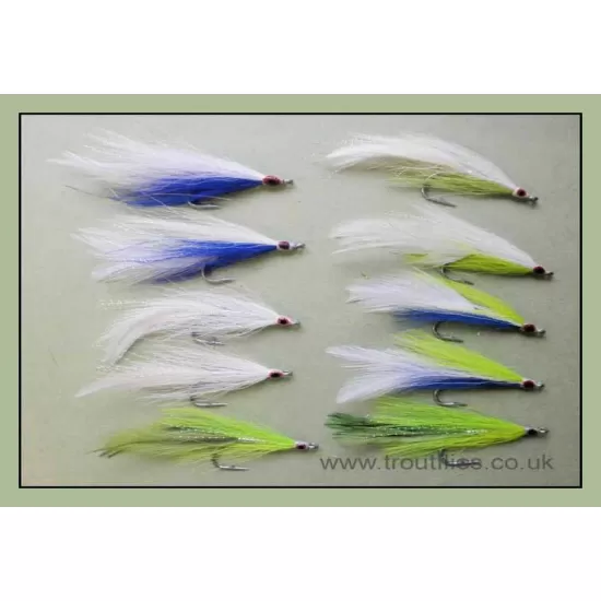 10 Deceiver Bass Flies