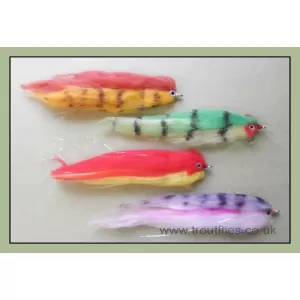 4 Pike Flies, Fry Imitation