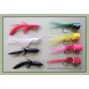8 Pike Flies - Bangers and Gurglers