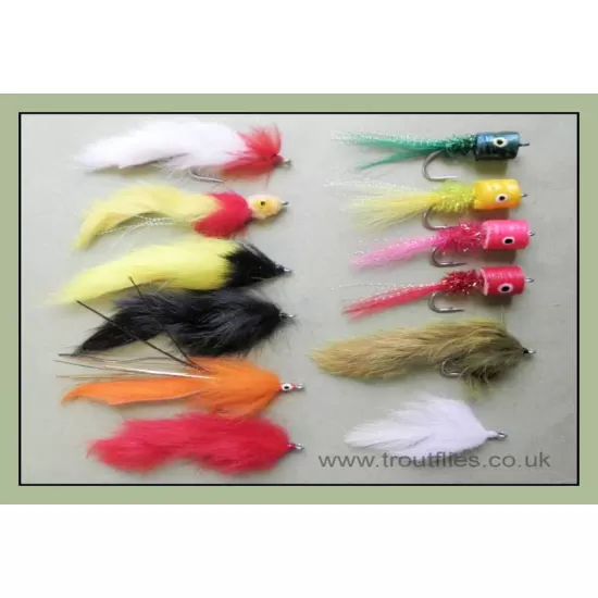 Bumper Pack 12 Mixed Pike Flies