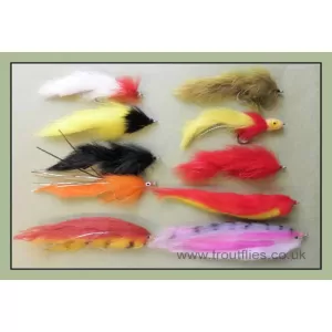 10 Mixed Pike Flies