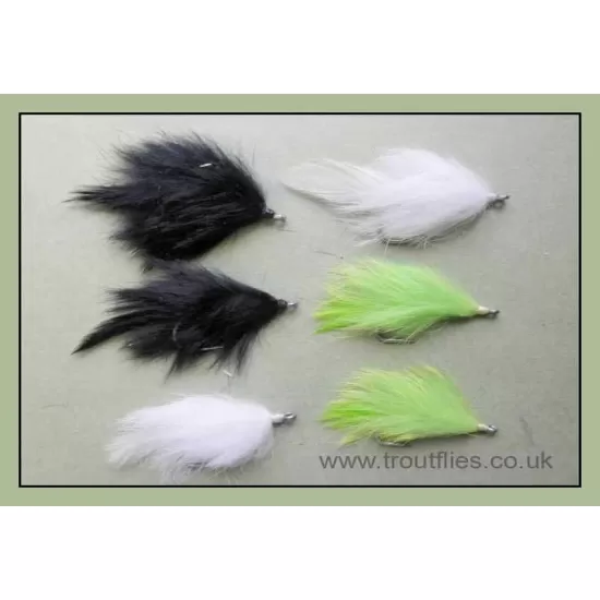6 Fatso Pike/Bass Flies