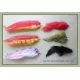 6 Mixed Pike Flies - 3 UW Zonkers & 3 Fry Imitation