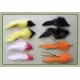 8 Mixed Pike Flies -  Zonkers, pumpkins, bunnys