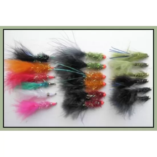 18 Mixed Lures, Ally, Nomad & Damsels