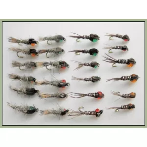 24 Hothead Hares Ear/Pheasant tail