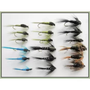 18 Nymph, 6 Varieties, Damsels. Gnats etc