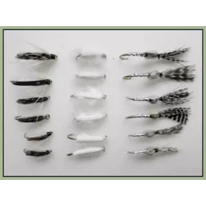 18 Nymph Flies, Corixa, Caenis and Chomper