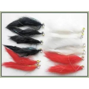 12 Lumi Weighted Zonkers - Red, Black, White