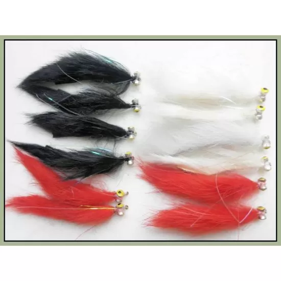 12 Lumi Weighted Zonkers - Red, Black, White