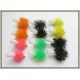 12 Mixed  Foam Ass Blobs - Full Colour Range