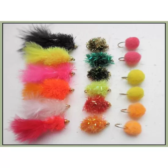 18 Mixed Blobs / Eggs - GH blobs, GH egg fritz, Std Eggs