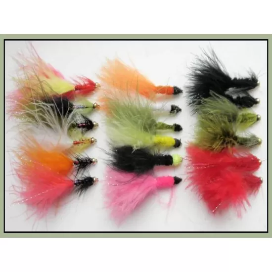 18 Mixed Lures, Dancer,Woollys and Tadpoles