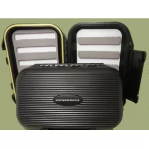 Black Safe Lock Waterproof Troutflies Fly Box